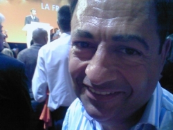 Au meeting de F. Bayrou le 18 avril 2007